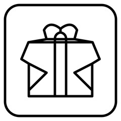 icon design with gift box theme