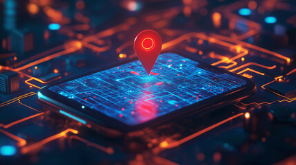 Smart Mapping Vibrant Holographic Geolocation on a Smartphone