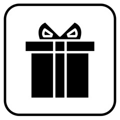 icon design with gift box theme