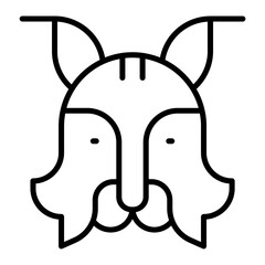 lynx outline icon