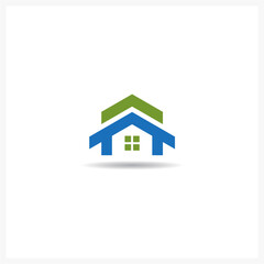 simple home logo