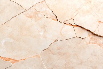 Fototapeta premium Cracked marble texture abstract background banner natural stone surface close-up view