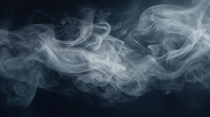smoke on black background.