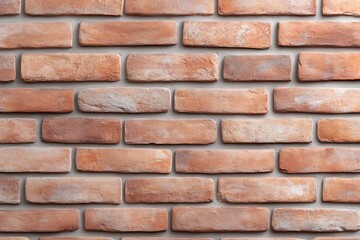 Fototapeta premium Abstract background texture banner brick wall design indoor environment unique viewpoint