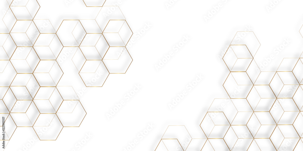 Poster abstract golden linear graphic ornament. arabian stylish seamless pattern on white background. creat