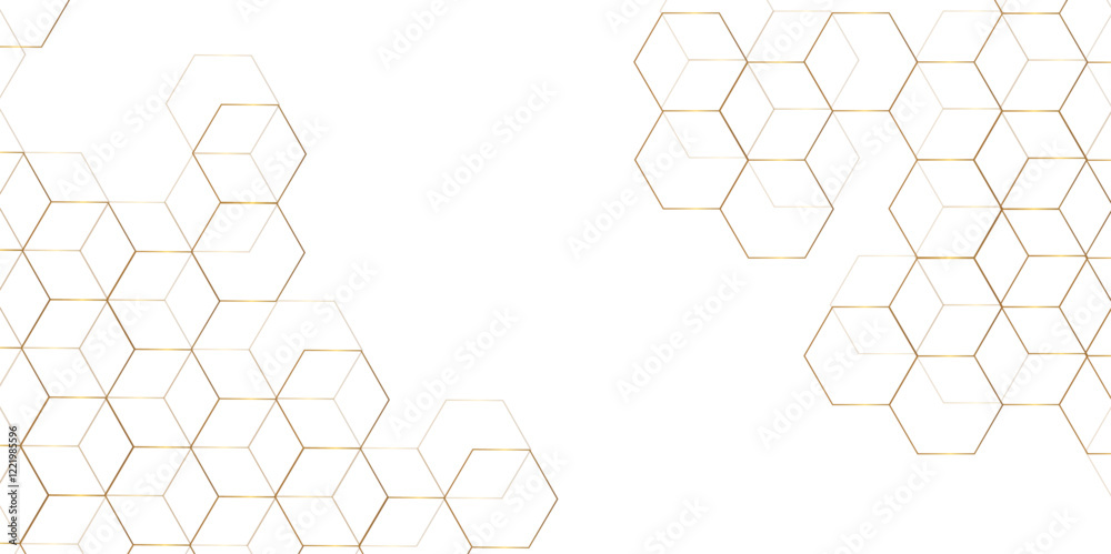 Poster abstract golden linear graphic ornament. arabian stylish seamless pattern on white background. creat