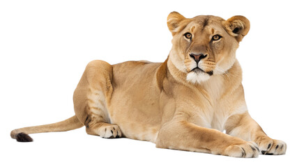 Obraz premium Lioness. PNG.