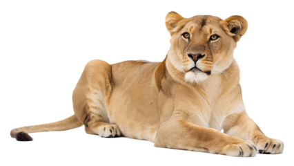 Lioness. PNG.