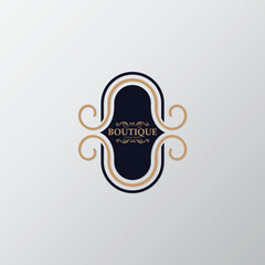 Luxury and elegant boutique logo template vector illustration design fashion branding logo concept