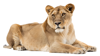 Lioness. PNG.