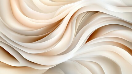 Obraz premium A soft beige and ivory gradient with fine textured swirls, suitable for a modern design theme