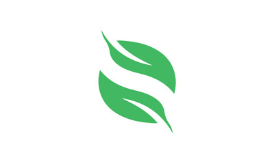 Green leaf logo