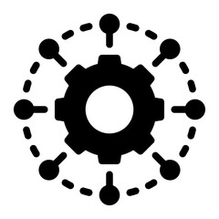 organization glyph icon