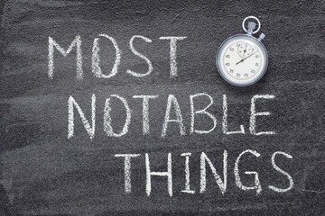 most notable things watch © Yury Zap