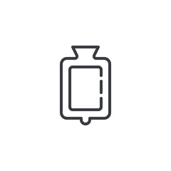 Hot Water Bottle line icon