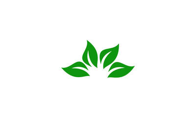 Green leaf logo