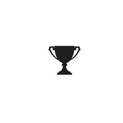 Silhouette of a trophy, perfect for highlighting special achievements or awards