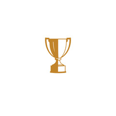 Silhouette of a trophy, perfect for highlighting special achievements or awards