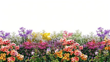 Obraz premium Colorful garden flowers in bloom