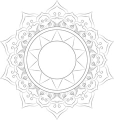 Beautiful Mandala Design.