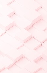 3D背景素材_四角形_ピンク