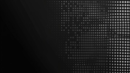 Obraz premium Abstract halftone pattern background, dark to bright, digital use