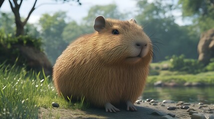capybara in the wild