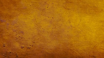 abstract golden yellow ancient parchment paper concrete plaster amber grunge texture wide art wall corporate presentation background banner backdrop