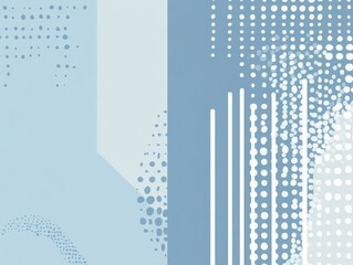 Obraz premium Abstract blue geometric pattern background.