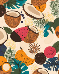 coconut are a healthy food. And it is a useful fruit.