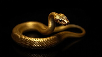 Fototapeta premium Golden Serpent