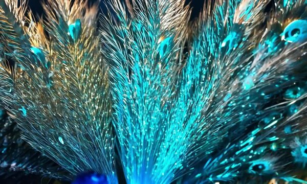 peacock feather background