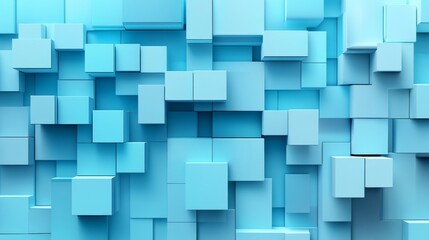 Futuristic abstract digital 3d background with geometric shapes and glowing elements, minimalistic technology-inspired design with copy space.


