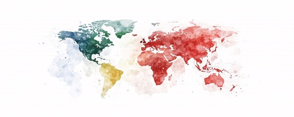 A dynamic visualization of global survey trends with digital maps and data overlays