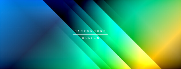 Dynamic shadow lines with gradient colors geometric background