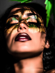 Cannabis illustration woman