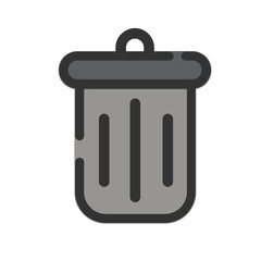 trash box icon design	