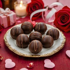 heart shaped chocolates