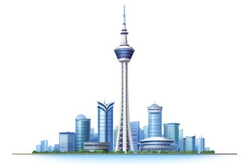 Tower architecture landmark building.