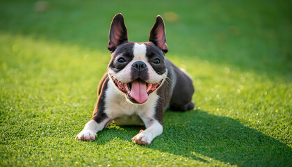 Fototapeta premium ボストン・テリア