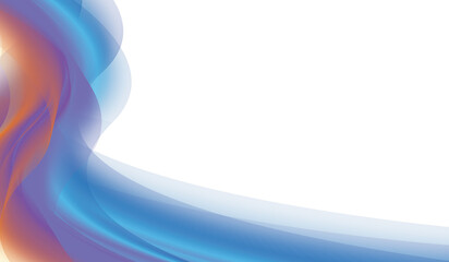 Blue Abstract Wave Design with Flowing Curves and Digital Energy Elements