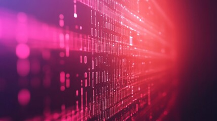 Abstract technology background with flowing binary computer code and digital elements in blue, green, and black, modern futuristic design, data stream, and high-tech visualization"


