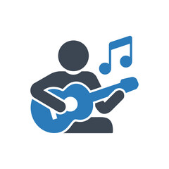 Guitar Player Icon