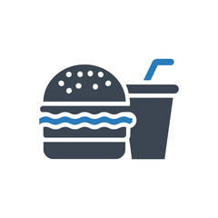 Burger Drink Fast Icon