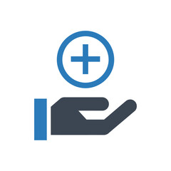 Obraz premium Helping Hand Icon