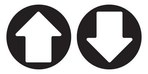 download icon button. upload icon button. arrow up down icon. download and upload icons buttons.