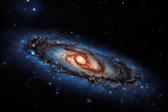 Andromeda galaxy astronomy universe outdoors.