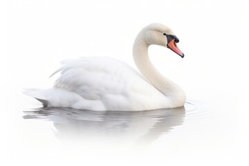 Fototapeta premium Swan animal white bird.