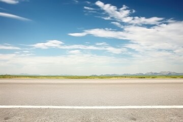 Fototapeta premium Road backgrounds outdoors horizon.