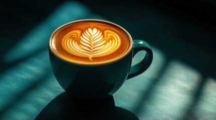 Aromatic Latte Art: Indulge in the Creamy Delight of a Perfectly Crafted Coffee